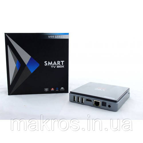 SMART TV V99 C 2 GB ОПЕРАТИВНОЇ І 16 GB СТРОЕННОЇ ПАМ'ЯТІ