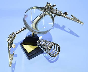 Інструмент ''третя рука'' ZD-10G (лупа, підставка під паяльник) 14-0165