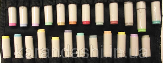 Набір SCETCHMARKER 24 кольорів тонкий-скошений Pastel 24past, фото 2