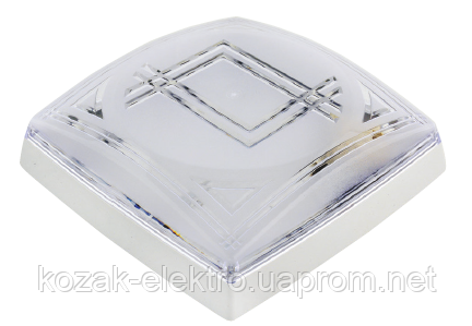 Світильник пластиковий MODERN-1 білий - фото 1 - id-p662215707