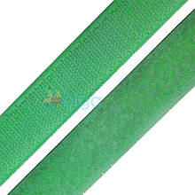Липучка зелена, 20 мм, 1 м