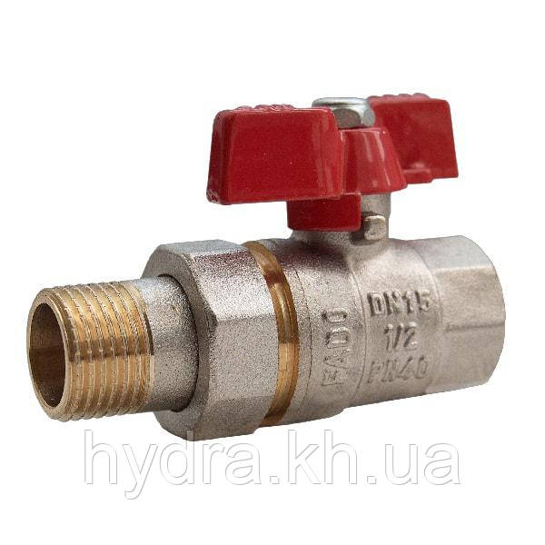 Кран американка прямий FADO NEW 3/4" метелик (KA2)