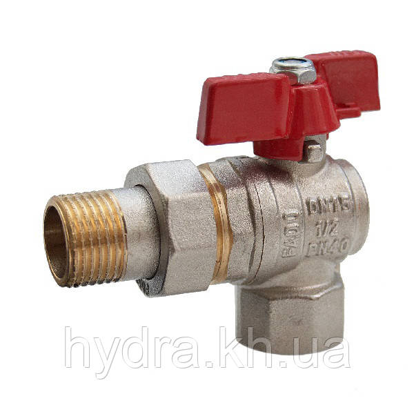 Кран американка кутовий FADO NEW 3/4" метелик (KU2)