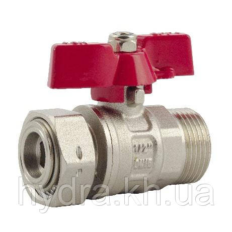 Кран кульовий FADO NEW 3/4" з накидною гайкою (KG02)