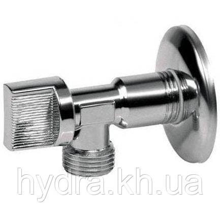 Кран кульовий 1/2"-3/8" кутовий для води HERZ 1255001