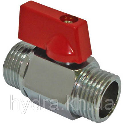 Кран міні SD 1/2 штуцер-штуцер