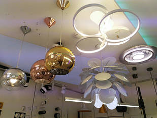 Люстри, світильники , бра, настільні лампи, точкові світильники. Вуличне освітлення.