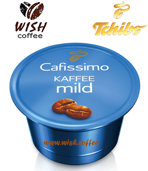 Кава в капсулах ЧИБО Кафісимо/КАФІТАЛІ — Caffitaly Tchibo Cafissimo Kaffee Crema Mild Blue (короб 10 капсул)