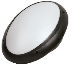 Світильник пластиковий AQUA OVAL OPAL чорний IP65
