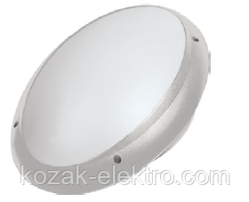 Світильник пластиковий AQUA OVAL OPAL сірий IP65