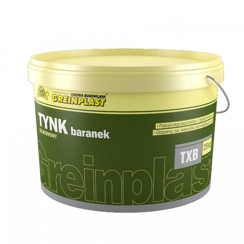 Силіконова штукатурка «баранек» наносілекс GREINPLAST TNB, силіконова штукатурка наносілекс Грейнпласт