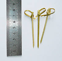 Бамбукові шпажки Вузли 6см 100шт/уп