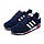 Кросівки Adidas ZX-500 Navy Red White Suede, фото 3