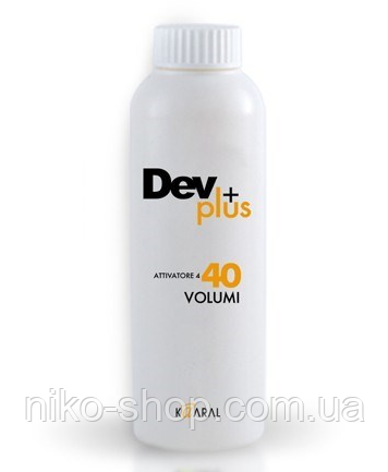 Kaaral Dev Plus Окислювальна емульсія 40 volume ( окислювач) (12%), 120 мл