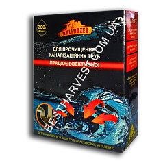 «Бульдозер» 200 г (4 порції), засіб для прочищення труб, оригінал