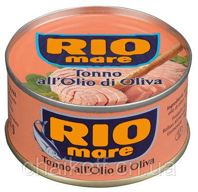 Тунець в оливковій олії RIO mare Tonno all'Olio di Oliva 80 г (Італія)