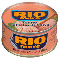 Тунець в оливковій олії RIO mare Tonno all'Olio di Oliva 80 г (Італія)