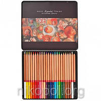 Набір кольорових олівців MARCO Renoir Fine Art 24-ТN, 24 кольори