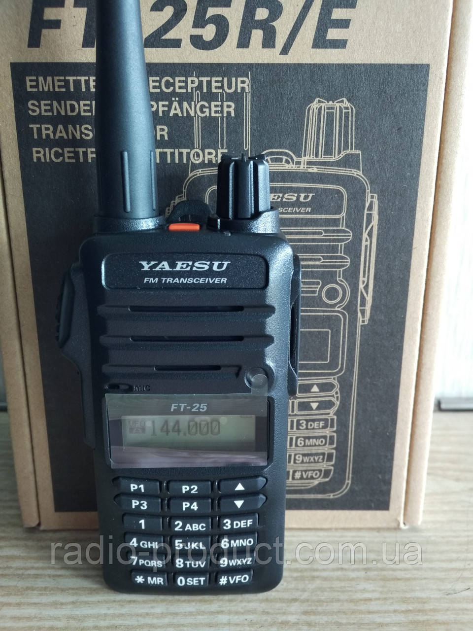 Yaesu FT-25R/E, радіостанція портативна