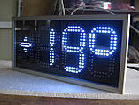 Світлодіодні вуличні годинник з термометром 570x270, фото 6