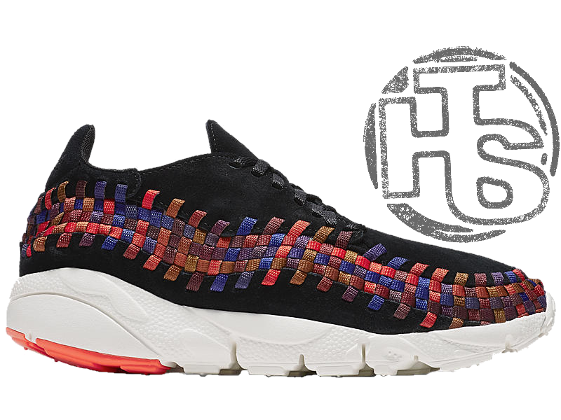 Чоловічі кросівки Nike Air Footscape Woven Black Rainbow 874892-003