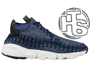 Чоловічі кросівки Nike Air Footscape Woven Chukka SE Obsidian Black/Sail 857874-400