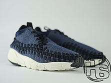 Чоловічі кросівки Nike Air Footscape Woven Chukka SE Obsidian Black/Sail 857874-400, фото 3