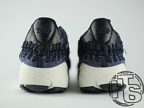 Чоловічі кросівки Nike Air Footscape Woven Chukka SE Obsidian Black/Sail 857874-400, фото 5