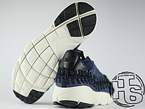 Чоловічі кросівки Nike Air Footscape Woven Chukka SE Obsidian Black/Sail 857874-400, фото 6