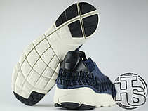 Чоловічі кросівки Nike Air Footscape Woven Chukka SE Obsidian Black/Sail 857874-400, фото 3