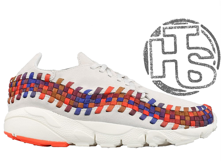 Жіночі кросівки Nike Air Footscape Woven White Bone/Rainbow 874892-002, фото 2