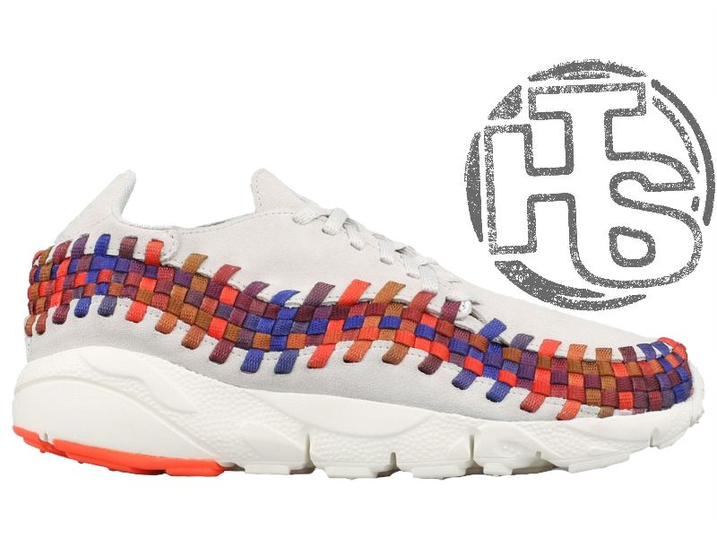 Жіночі кросівки Nike Air Footscape Woven White Bone/Rainbow 874892-002