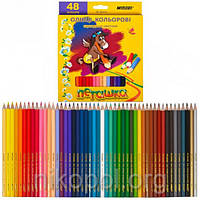 Набір кольорових олівців MARCO Пегашка 1010-48CB, 48 кольори