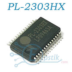 PL-2303HX конвертер інтерфейсу USB в RS232 SSOP28