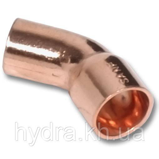 Кут мідний 89 мм однорозтрубний 45° ВП-НП Banninger (5040)