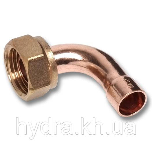 Коліно 22-3/4" з накидною гайкою мідна ВР-ВП Banninger (5002G)