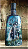 Стипанк пляшка Подарунок чоловікові в стилі steampunk Графін для горілки, фото 2