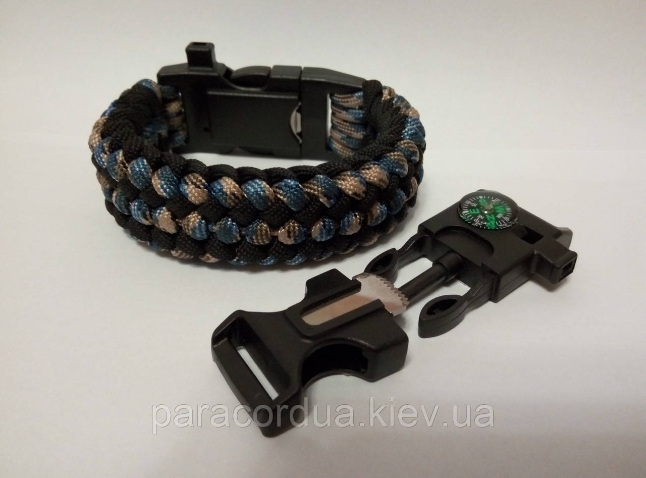 Браслет виживання з паракорда 5 в 1, "World of Tanks"
