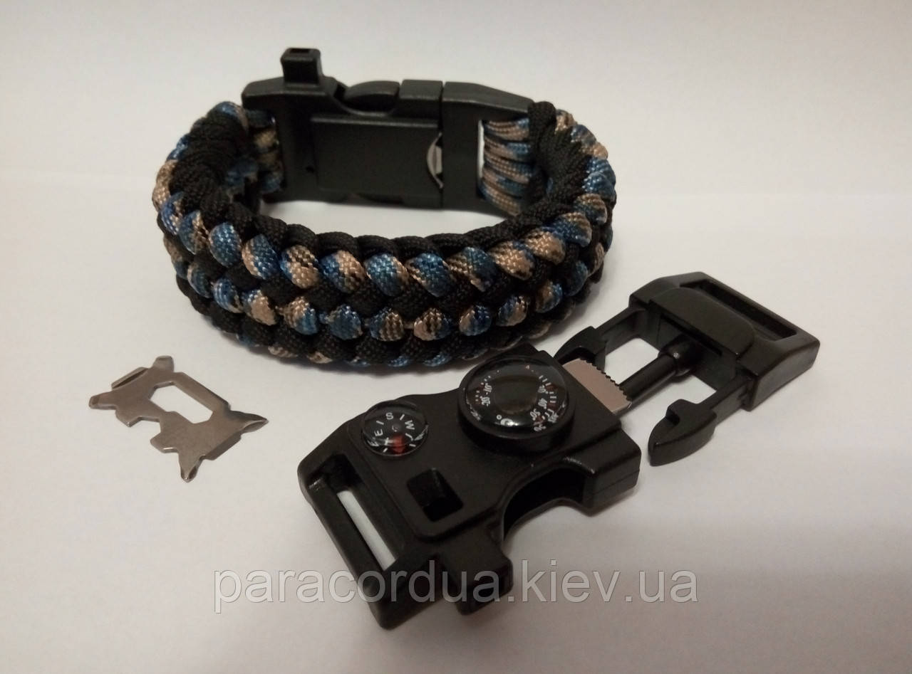 Браслет виживання з паракорда 15 в 1, "World of Tanks"