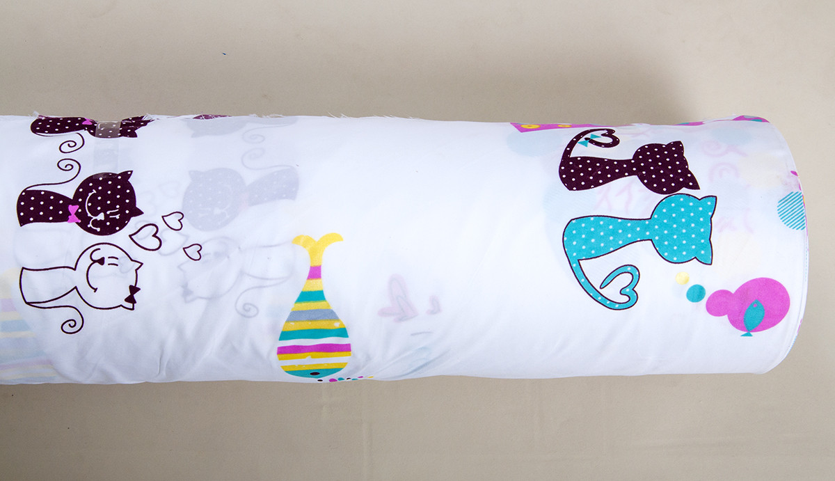 Тканина Мікрофібра кольорова дитяча Kitty (рулон 200 м/пог, ширина 220 см), фото 1