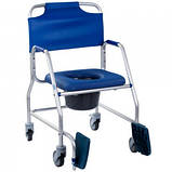 Крісло-каталка для душу та туалету OSD OBANA OSD-540381, Стілець-туалет для інвалідів , фото 2