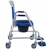 Крісло-каталка для душу та туалету OSD OBANA OSD-540381, Стілець-туалет для інвалідів , фото 3
