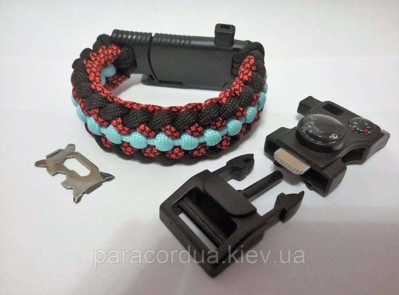 Браслет виживання з паракорда 5 в 1, "World of Tanks"