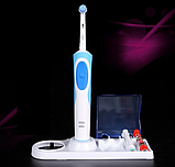 Підставка для зубної щітки і насадок 4 Oral-B з кришкою, фото 7