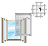 Москітна сітка Анвіс біла, протимоскітна сітка, антимоскітна сітка на вікно, фото 2