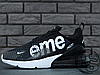 Чоловічі кросівки Nike Air Max 270 Flyknit x Supreme Black/White, фото 9