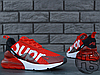 Чоловічі кросівки Nike Air Max 270 Flyknit x Supreme Red/White, фото 8