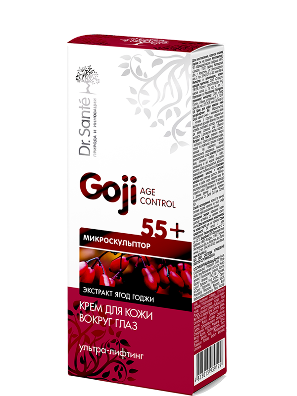Крем для шкіри навколо очей ультраліфтинг 55+ 15 мл Dr.Sante Goji Age Control
