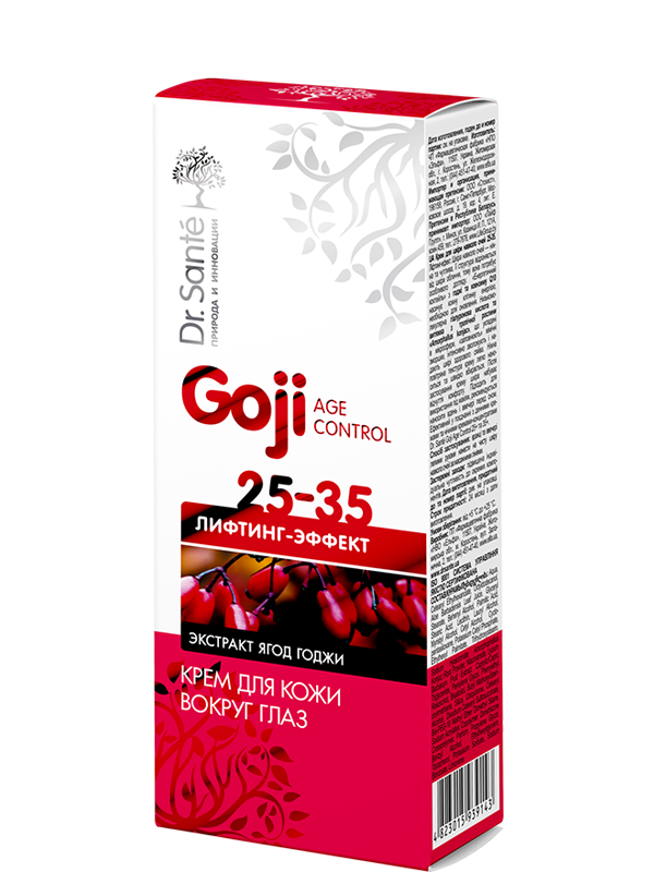 Крем для шкіри навколо очей ліфтинг-ефект 25-35+ 15 мл Dr.Sante Goji Age Control