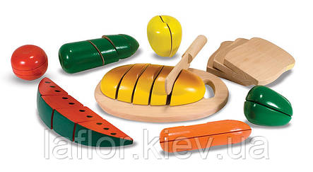 Дерев'яна іграшка Нарізання продуктів Melissa&Doug, фото 3